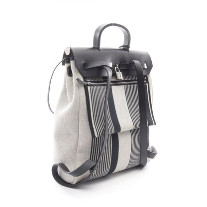 Hermes Backpack Sac Backpack Herbag Her Bag A Dos PM H Viblacion Ecru Black