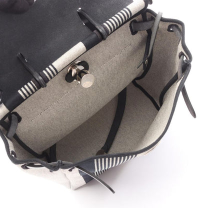 Hermes Backpack Sac Backpack Herbag Her Bag A Dos PM H Viblacion Ecru Black