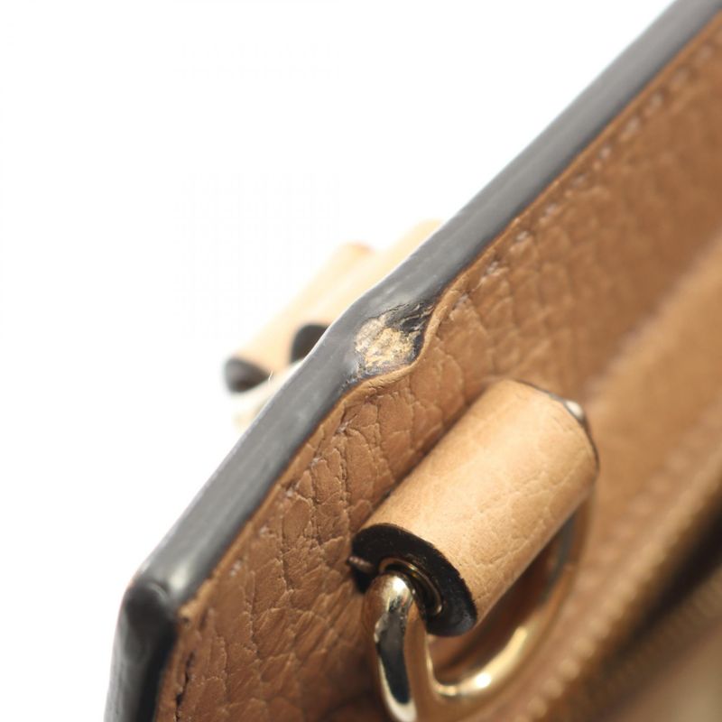 Gucci Handbag Soho Interlocking G 607722 Beige Leather Soho Interlocking G 2way