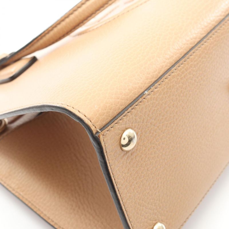 Gucci Handbag Soho Interlocking G 607722 Beige Leather Soho Interlocking G 2way