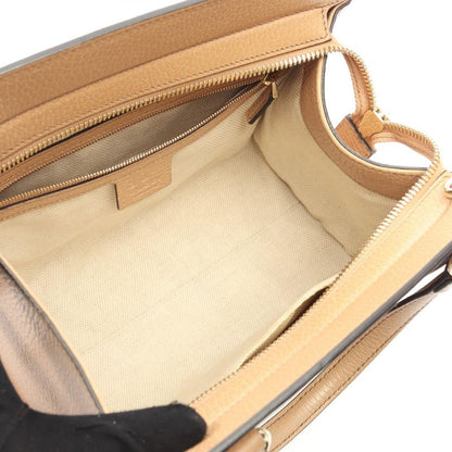 Gucci Handbag Soho Interlocking G 607722 Beige Leather Soho Interlocking G 2way