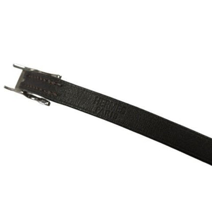 Hermes API3 Bracelet 3 Rows 4 Rows Dark Brown Leather Accessories