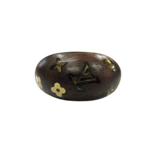 Louis Vuitton Berg Sylvania Wood Ring L No 16 Sylvania Dark Brown M65934 AA