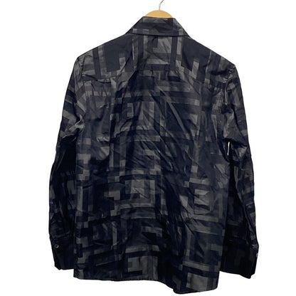 Gucci Long Sleeve Shirt Blouse Size 40 M Women's - 203-1010-7074 Dark Gray X