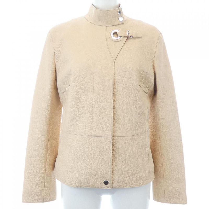 Hermes 2e1218d0 Leather Jacket