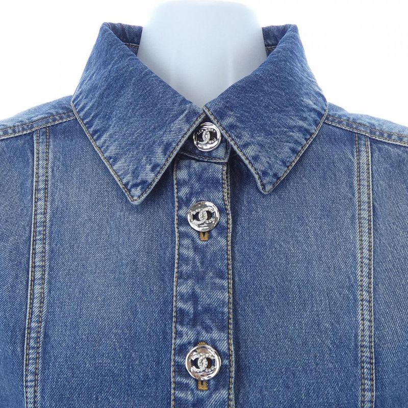 Chanel Look12 P76746v68693 Denim Jacket