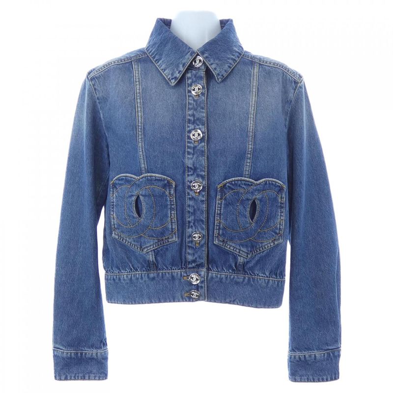 Chanel Look12 P76746v68693 Denim Jacket