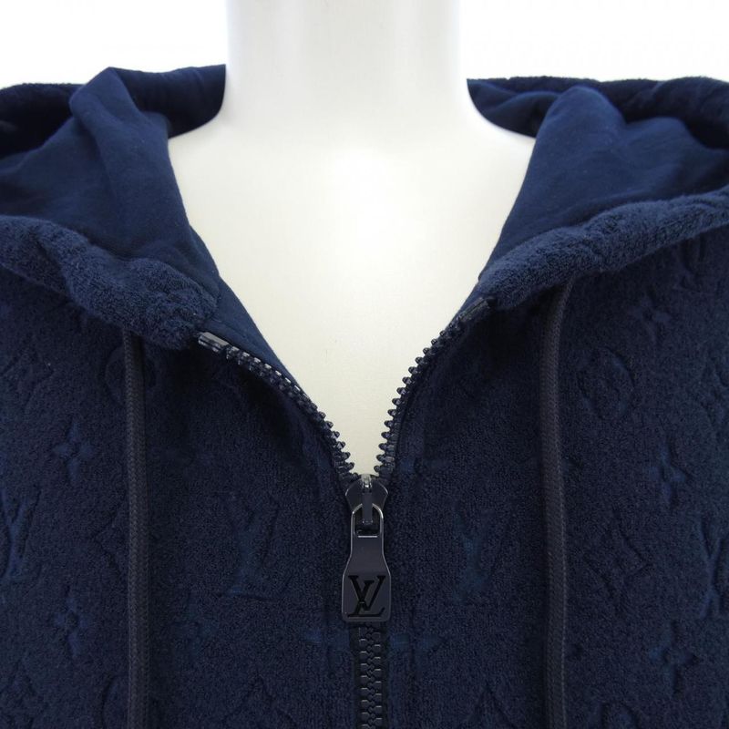 Louis Vuitton Monogram French Terry Zip Through Hoodie Hsy54wy44 Parka