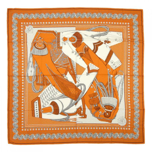Hermes Zouaves ET Dragons Bandana H244048s Carre Geant140 Shawl