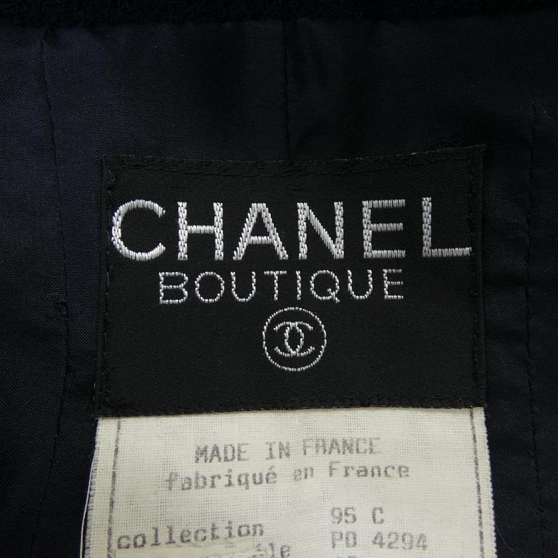 Chanel 95 C Collarless Jacket Vintage