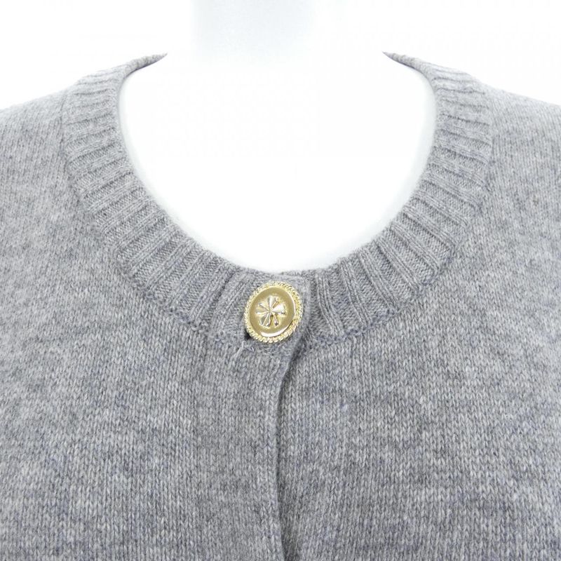 Vintage Chanel MADE IN Scotland Clover Button Cardigan