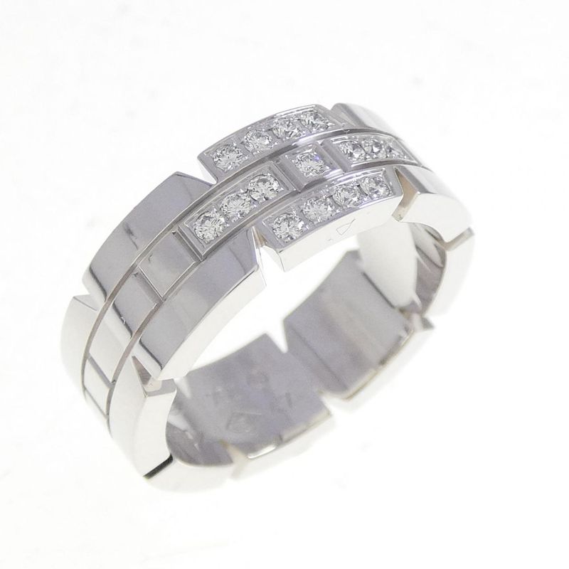 Cartier Tank Française Half Diamond Ring
