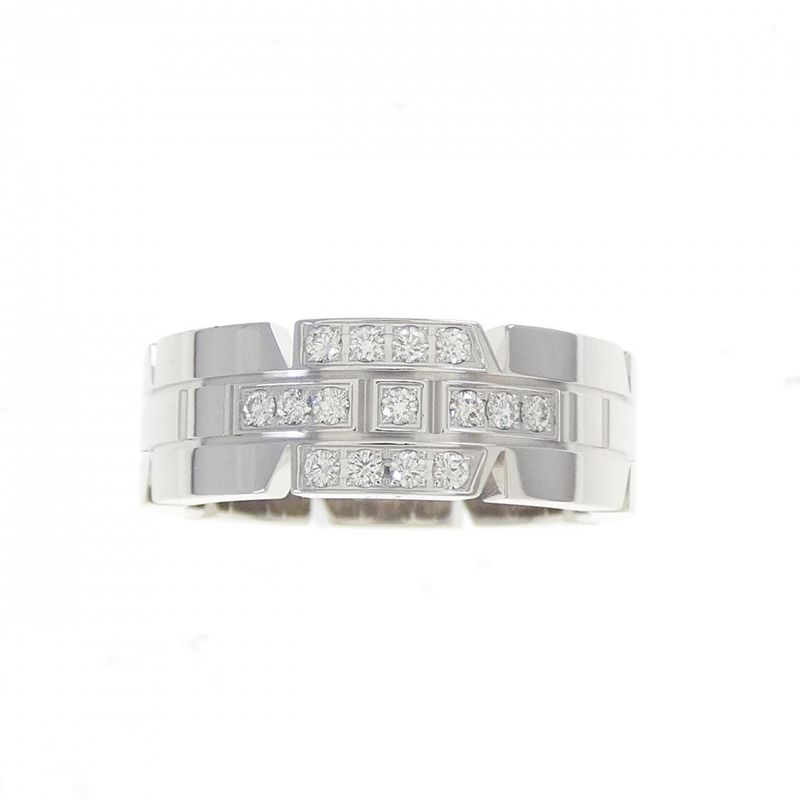 Cartier Tank Française Half Diamond Ring