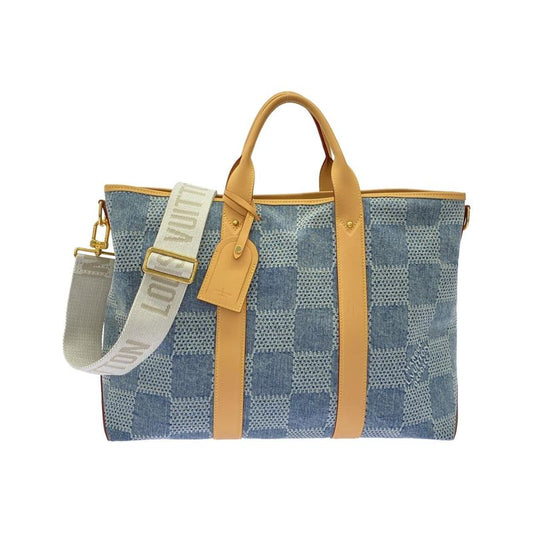 Louis Vuitton Damier Denim 3D Weekend Tote N40702 Bag
