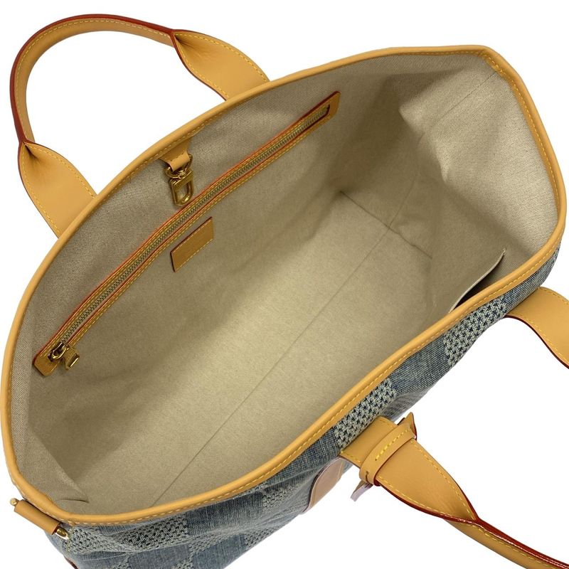 Louis Vuitton Damier Denim 3D Weekend Tote N40702 Bag