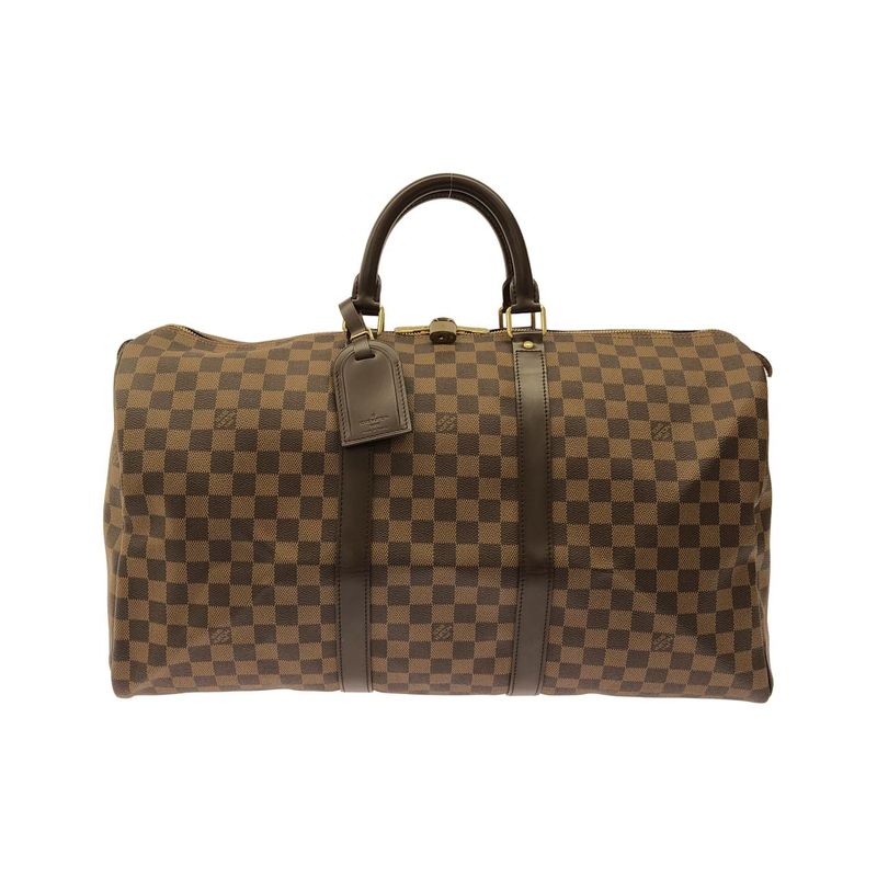 Louis Vuitton Damier Keepall 50cm (19.69in) N41427 Boston Bag