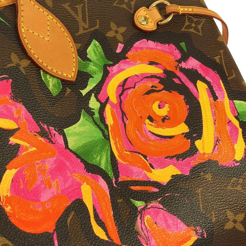 Louis Vuitton Monogram Rose (stephen Sprouse) Neverfull MM M48613 Bag
