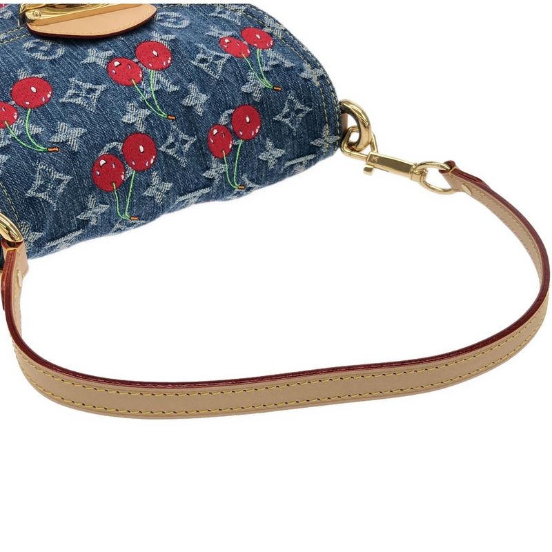 Louis Vuitton Monogram Cherry Denim (LV X TM) Sunset M13680 Shoulder Bag