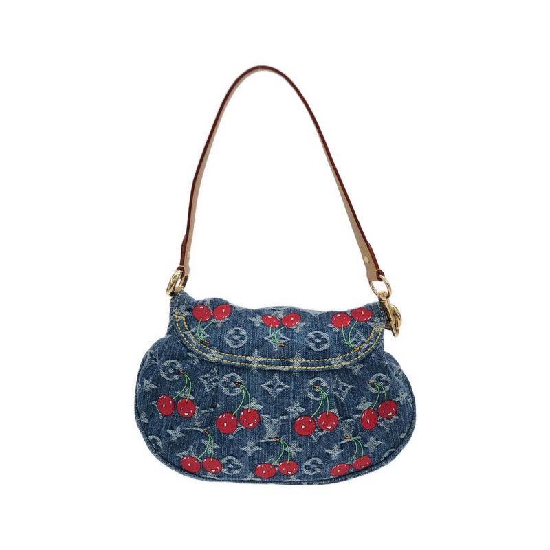 Louis Vuitton Monogram Cherry Denim (LV X TM) Sunset M13680 Shoulder Bag