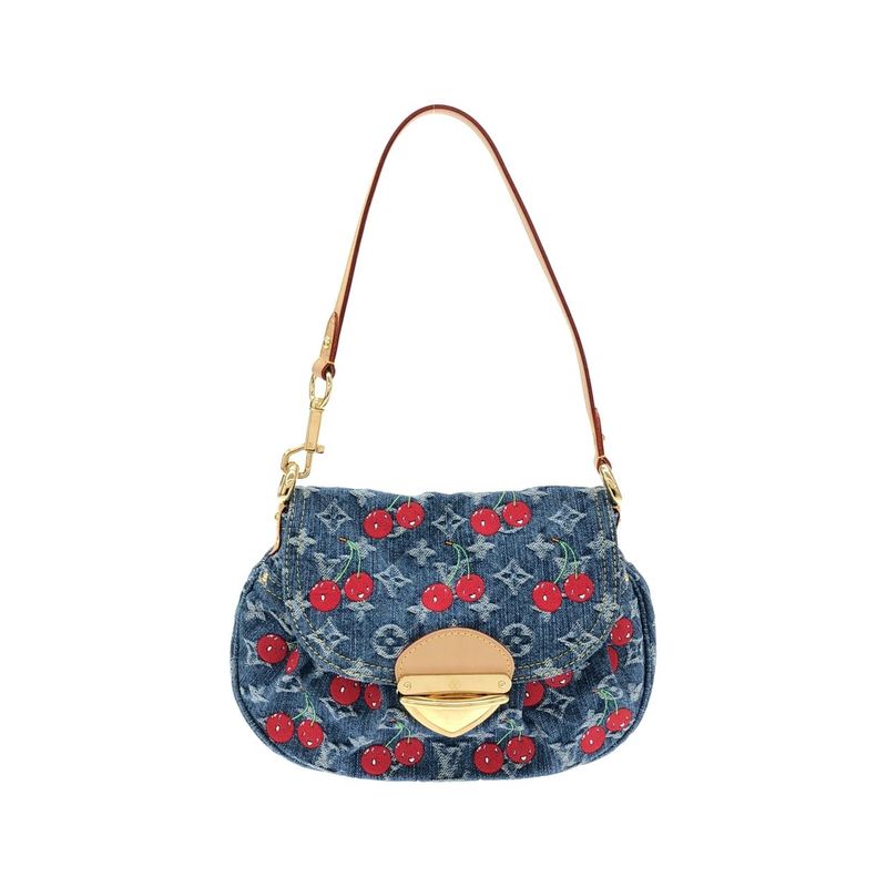 Louis Vuitton Monogram Cherry Denim (LV X TM) Sunset M13680 Shoulder Bag