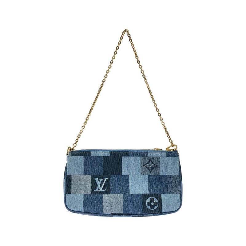 Louis Vuitton Denim Monogram Multi Pochette Accessory M44990 Shoulder Bag