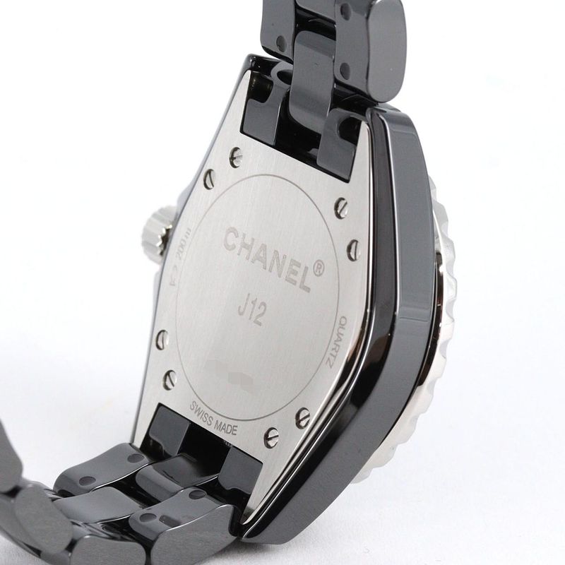 Chanel J12 Intense Black 33mm (1.30in) Ceramic H3828 Ceramic Quartz