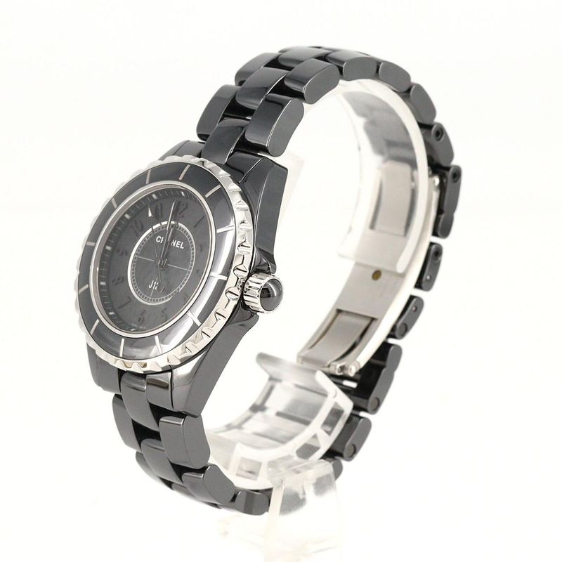 Chanel J12 Intense Black 33mm (1.30in) Ceramic H3828 Ceramic Quartz