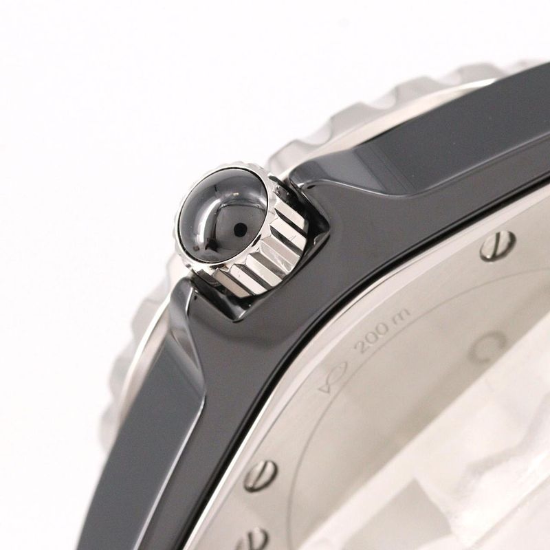Chanel J12 Intense Black 33mm (1.30in) Ceramic H3828 Ceramic Quartz