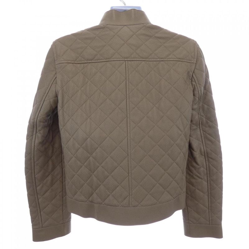 Hermes Diamond Quilted 3h1207d1 Leather Jacket