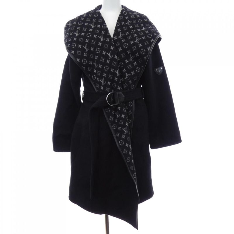 Louis Vuitton Hooded Wrap Coat Fgco40qwe Coat