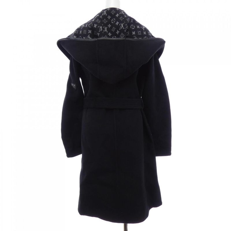 Louis Vuitton Hooded Wrap Coat Fgco40qwe Coat