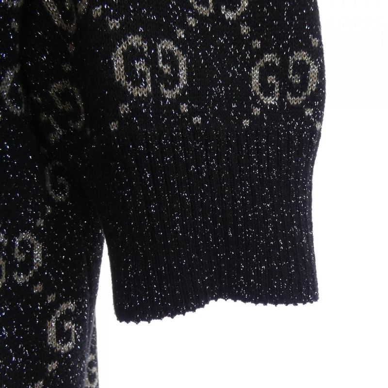 Gucci Lamé GG Jacquard Polo Dress 678437 Xkb54 Dress