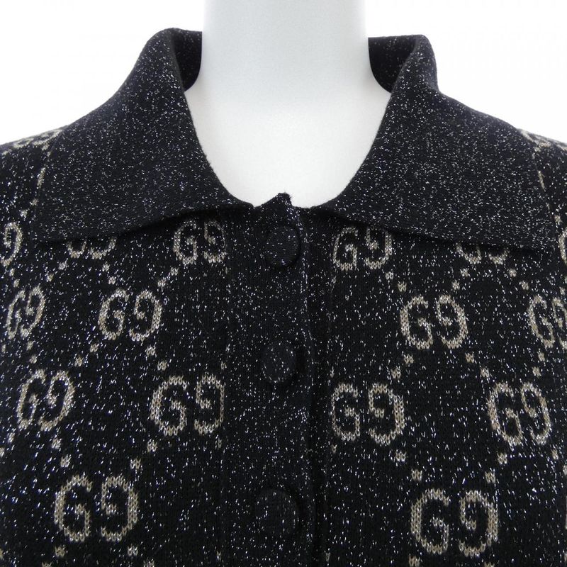 Gucci Lamé GG Jacquard Polo Dress 678437 Xkb54 Dress