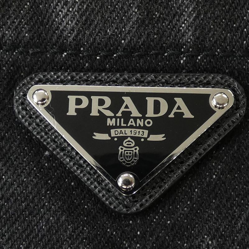 Prada Triangle Logo Gfb293 S222 109N Denim Jacket