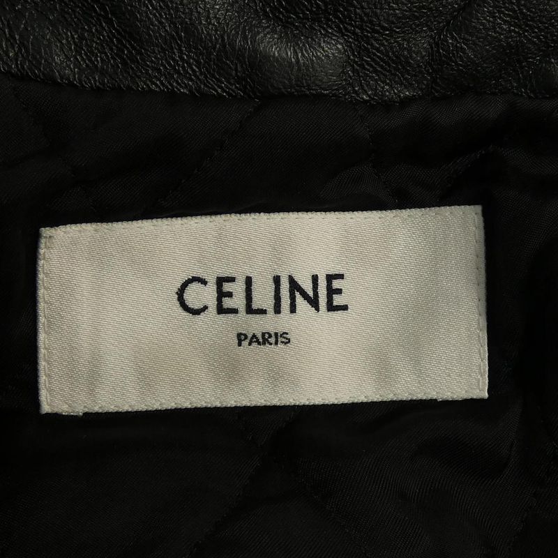 Celine 2eh95619v Leather Riders Jacket