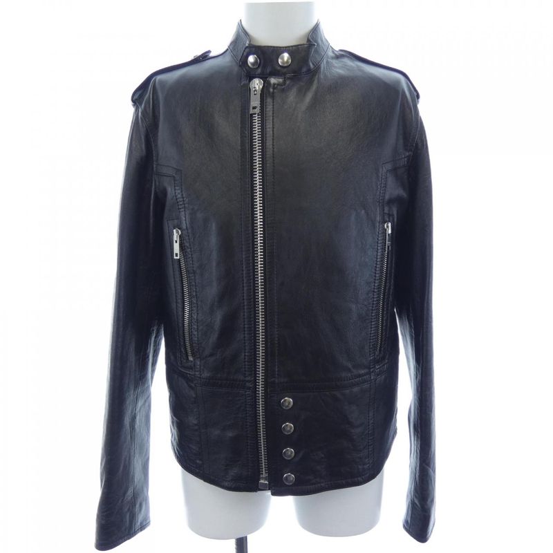 Celine 2eh95619v Leather Riders Jacket