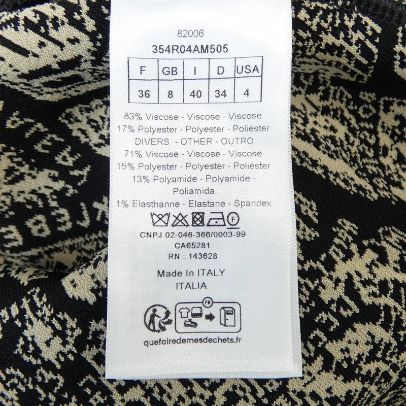 Christian DIOR PLAN DE Paris 354r04am505 Dress