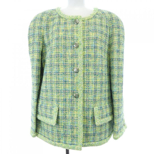 Chanel P60880v45863 No Collar Jacket