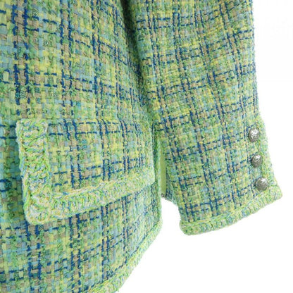 Chanel P60880v45863 No Collar Jacket