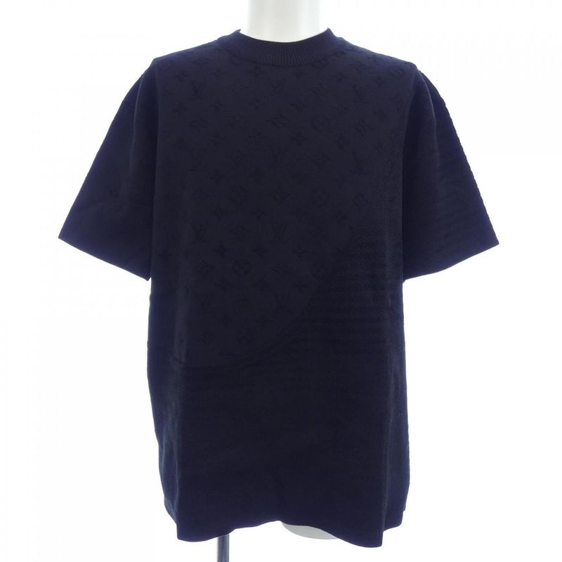 Louis Vuitton Graphic Jacquard Short Sleeve Crew Neck Hsn82wscw T-shirt