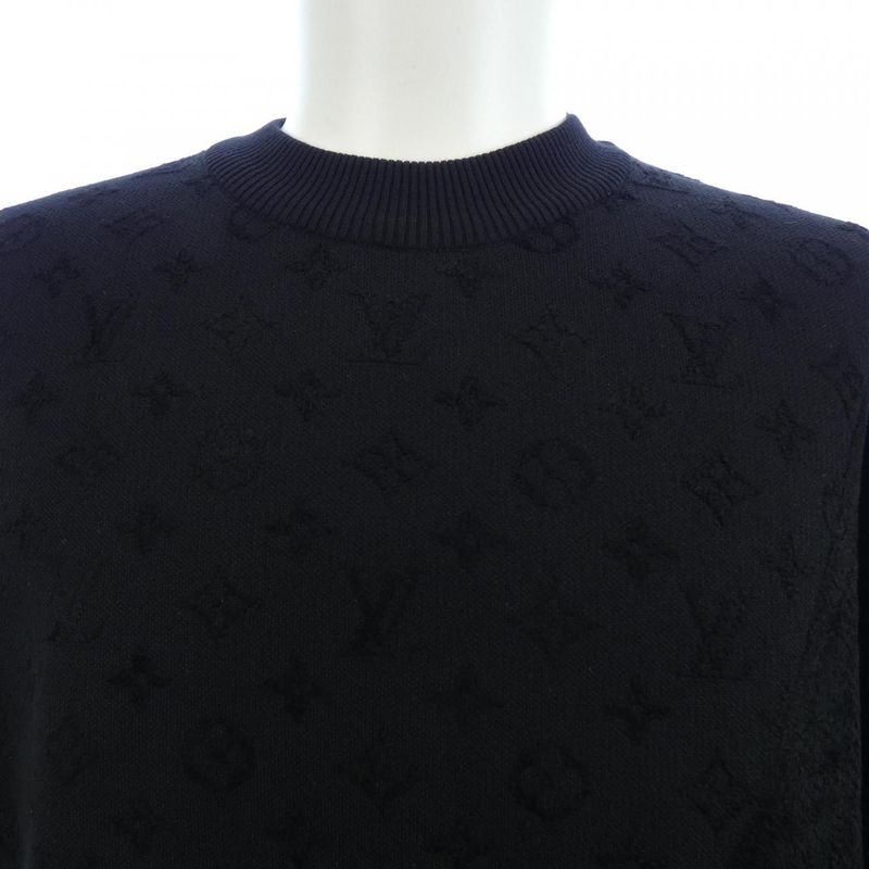 Louis Vuitton Graphic Jacquard Short Sleeve Crew Neck Hsn82wscw T-shirt