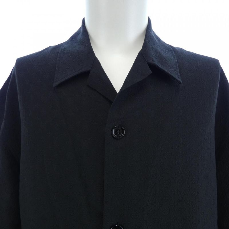 Louis Vuitton Mini Monogram Silk Cotton Hss51wzo6 S/S Shirt