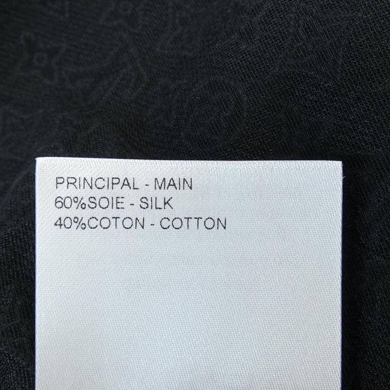 Louis Vuitton Mini Monogram Silk Cotton Hss51wzo6 S/S Shirt