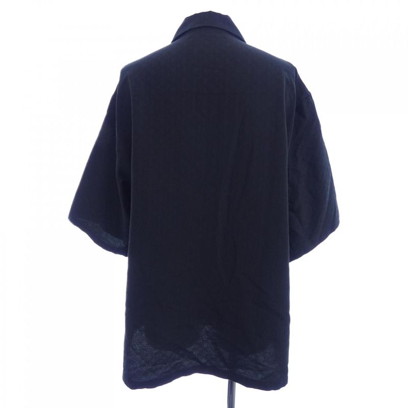 Louis Vuitton Mini Monogram Silk Cotton Hss51wzo6 S/S Shirt