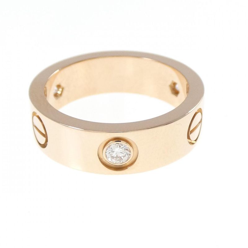 Cartier Love Half Diamond Ring