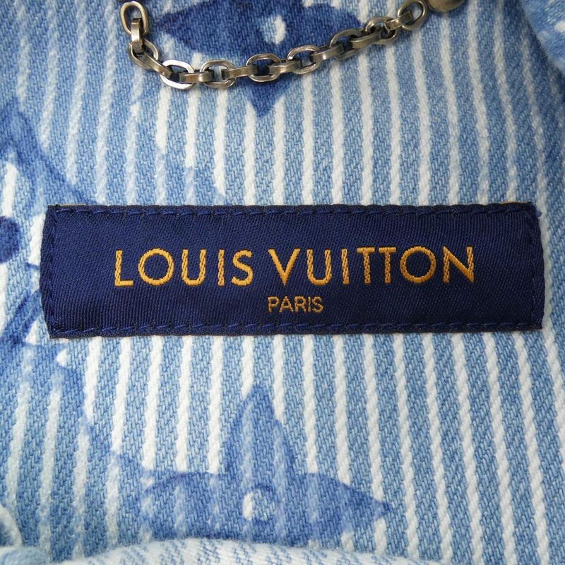 Louis Vuitton Striped Monogram Workwear Hls05wbx7 Denim Jacket
