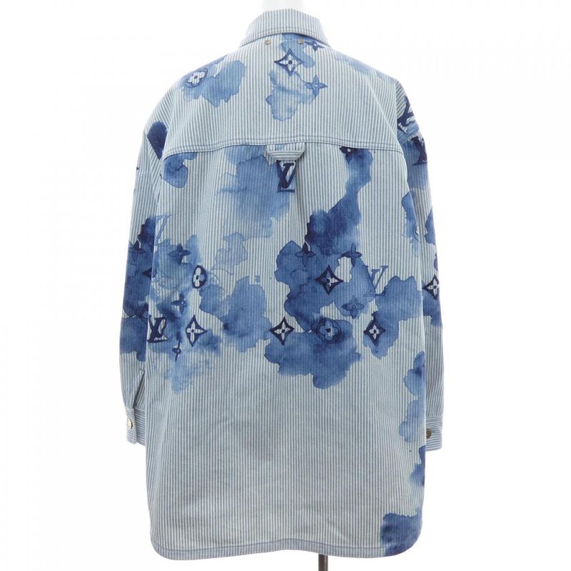 Louis Vuitton Striped Monogram Workwear Hls05wbx7 Denim Jacket