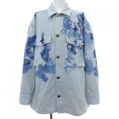 Louis Vuitton Striped Monogram Workwear Hls05wbx7 Denim Jacket
