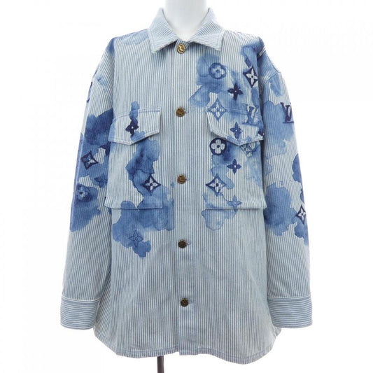 Louis Vuitton Striped Monogram Workwear Hls05wbx7 Denim Jacket