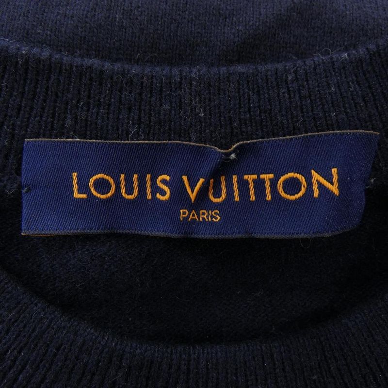 Louis Vuitton Intarsia Jacquard Graphic Cashmere Crew Neck NIGO Hmn02wdlb Knit